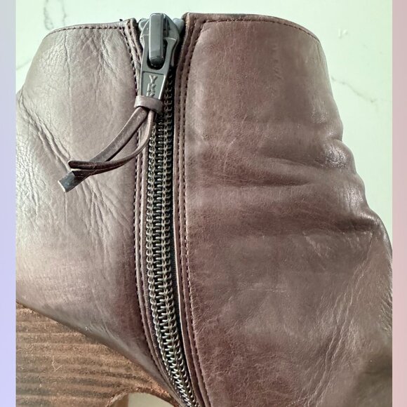 Stuart Weitzman “Demigran” Espresso Leather Booties – Size 7 - Picture 7 of 12